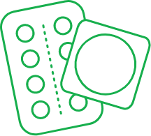 green birth control icon green birth control icon