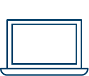 blue computer icon blue computer icon